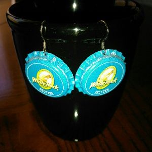 Vintage soda cap earrings