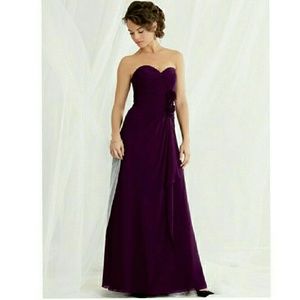 Jordan style 462 Plum Bridesmaids dress