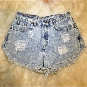 Levi's High Waisted Shorts