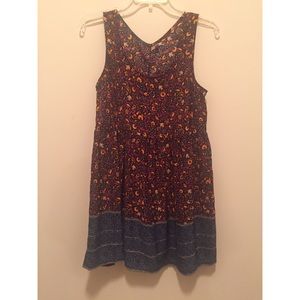 Floral Ecote Dress