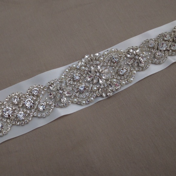 Sparkly wedding belt / bridal sash