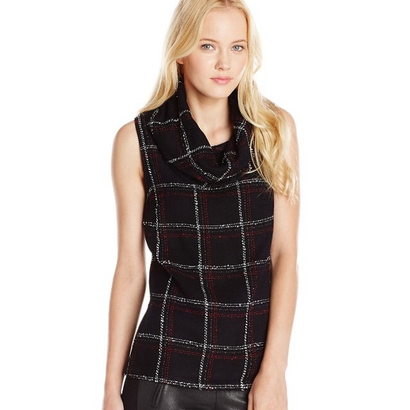 NWT BCBGeneration Funnel Neck Top sz Large