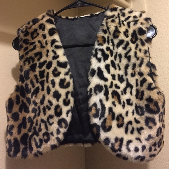 Faux Fur Cropped Vest - Picture 1 of 3