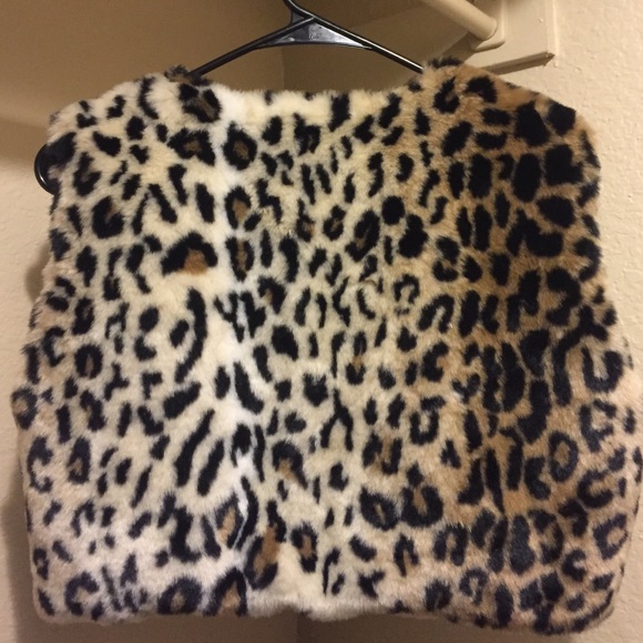 Faux Fur Cropped Vest - Picture 3 of 3