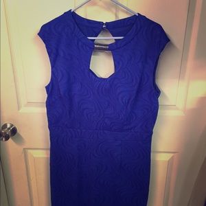Blue dress
