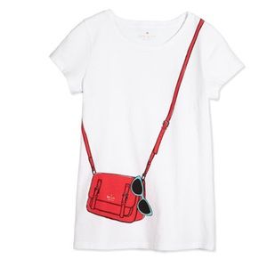 Kate Spades Trompe L'oeil Jersey Tee