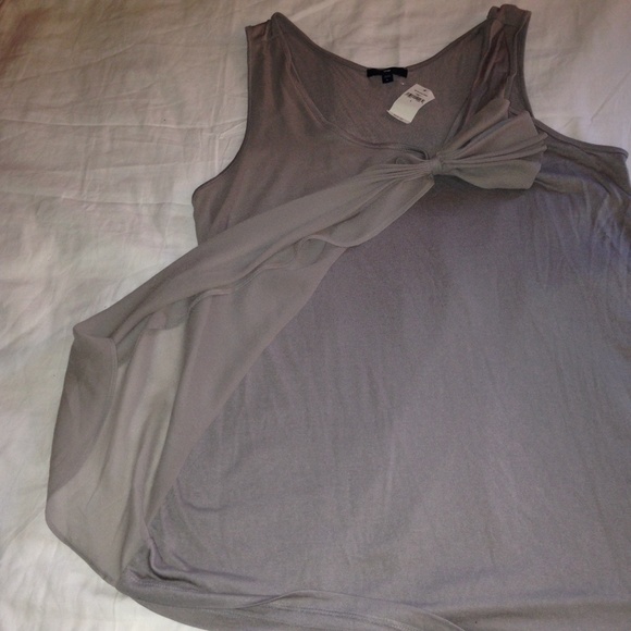 NWT Gap Mixed Media Bow Tank - Picture 4 of 4