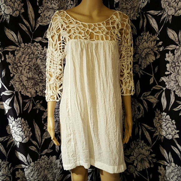 hot & delicious  Dresses & Skirts - NWT unique white tunic/dress