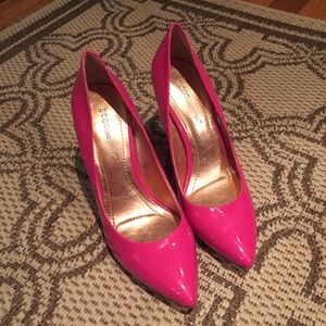Hot pink BCBG heels