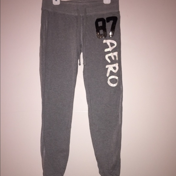 Gray Aeropostale Sweatpants