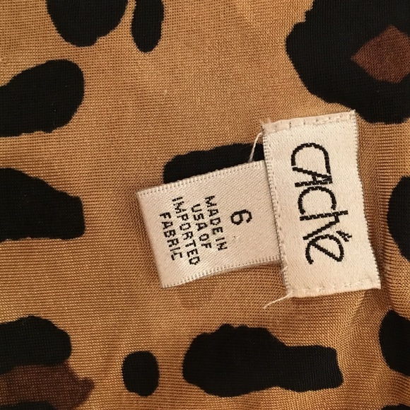 💎💎leopard print cache dress size 6💎💎 - Picture 4 of 4
