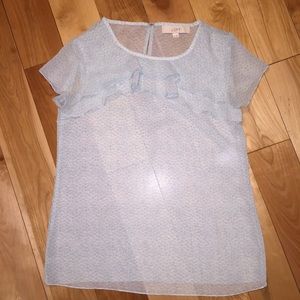 Loft sheer blouse