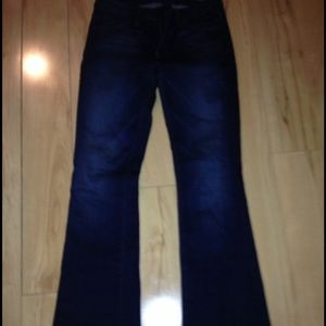 Dark blue Guess boot cut jeans