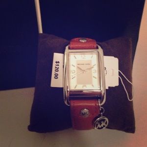 Michael Kors brown leather watch