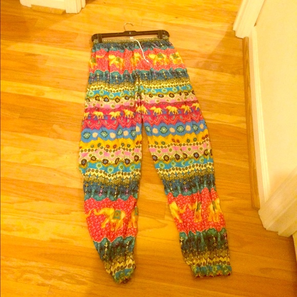 drawstring made in Thailand elephant pants