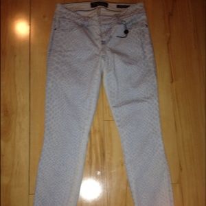 Guess snake print skinny jeans