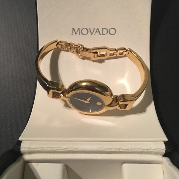 Gold Movado watch