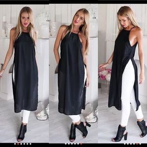 •New Black Chiffon Top• {Shop Glory}