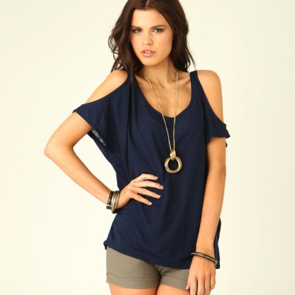 Black Cut out top purchased at LF - Picture 4 of 6