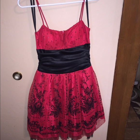 Red prom dress!