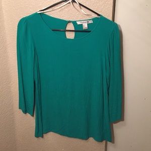 Green blouse