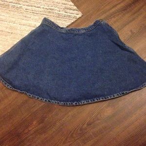 American apparel denim circle skirt