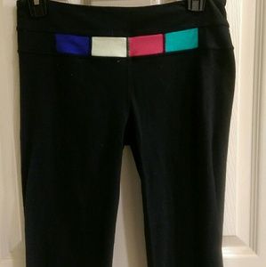 Lululemon reversible black yoga workout pants