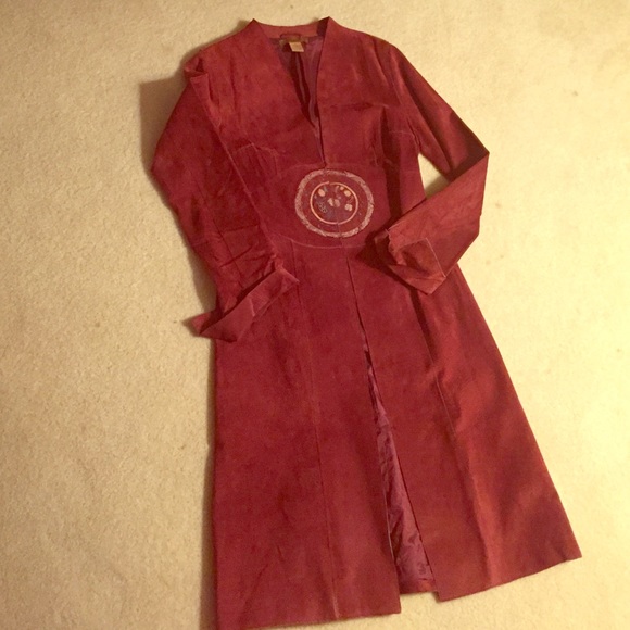 100% leather lining, suede outer, Arden B jacket.