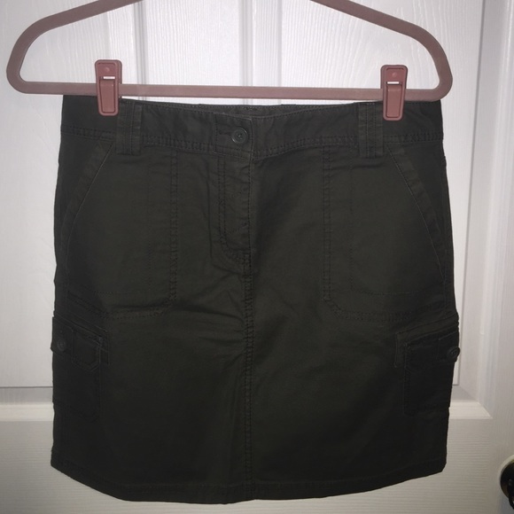 Ann Taylor Loft Petites Cargo Skirt