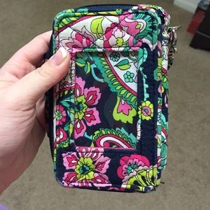 Vera Bradley wristlet in Paisley