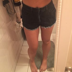 High rise shorts
