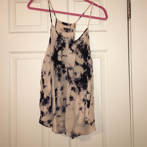 Rebecca Taylor tie dye silk tank