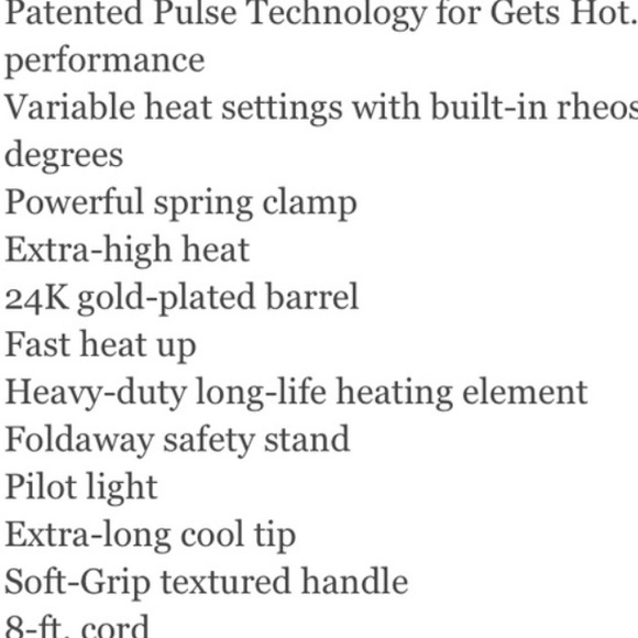 1 inch hot tools curling iron - Picture 2 of 4