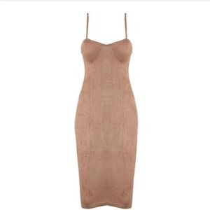 SOLD Faux Suede Dress