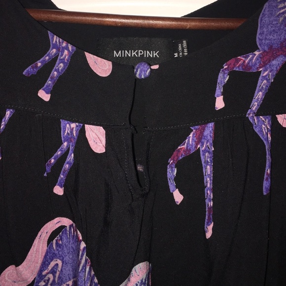 Long sleeve, horse printed dress. - Picture 2 of 3
