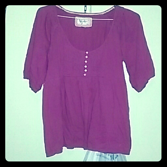 Flowy hot pink blouse