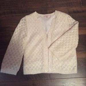Intuitions sequence/beading cardigan