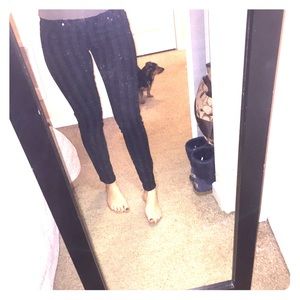 Black striped pant, H&M