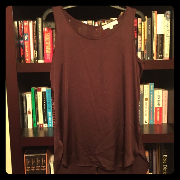 Loft button up the back tank top blouse!