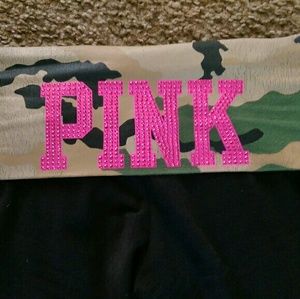 Victoria's secret pink camo legging yoga pant larg