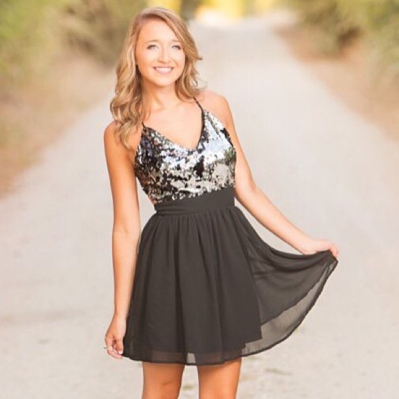 Black Sparkly Dress