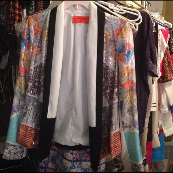 Clover Canyon Roadside Quilt Sequin Jacket - Picture 3 of 4