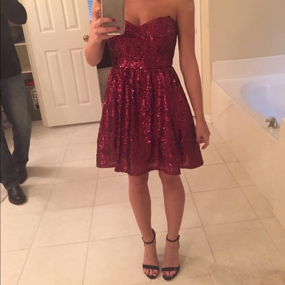 Red Sparkly Dress