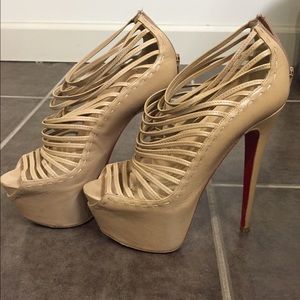 Christian Louboutin Zoulpu strappy platform sandal