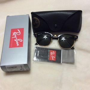 Ray ban rb3016 polarized lens 3P black/gold 51mm