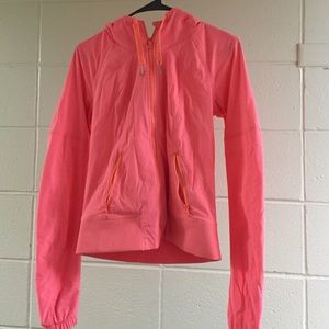 Coral Lulu lemon zip up