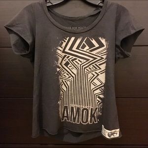 Dark Grey Atoms For Peace Tee