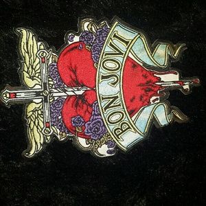 Iron on large Bon Jovi patch.