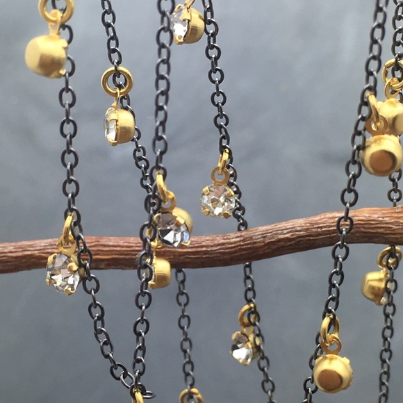 Sold out Host Pick long necklace with crystals - Picture 2 of 4