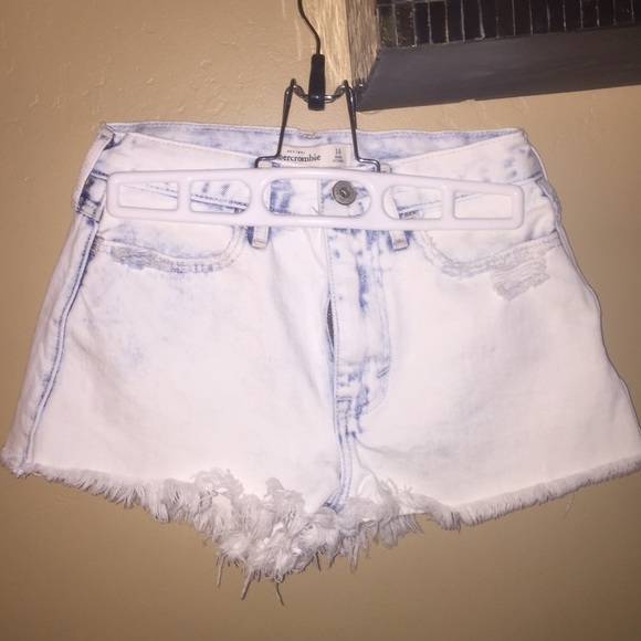 Abercrombie kids high waisted shorts